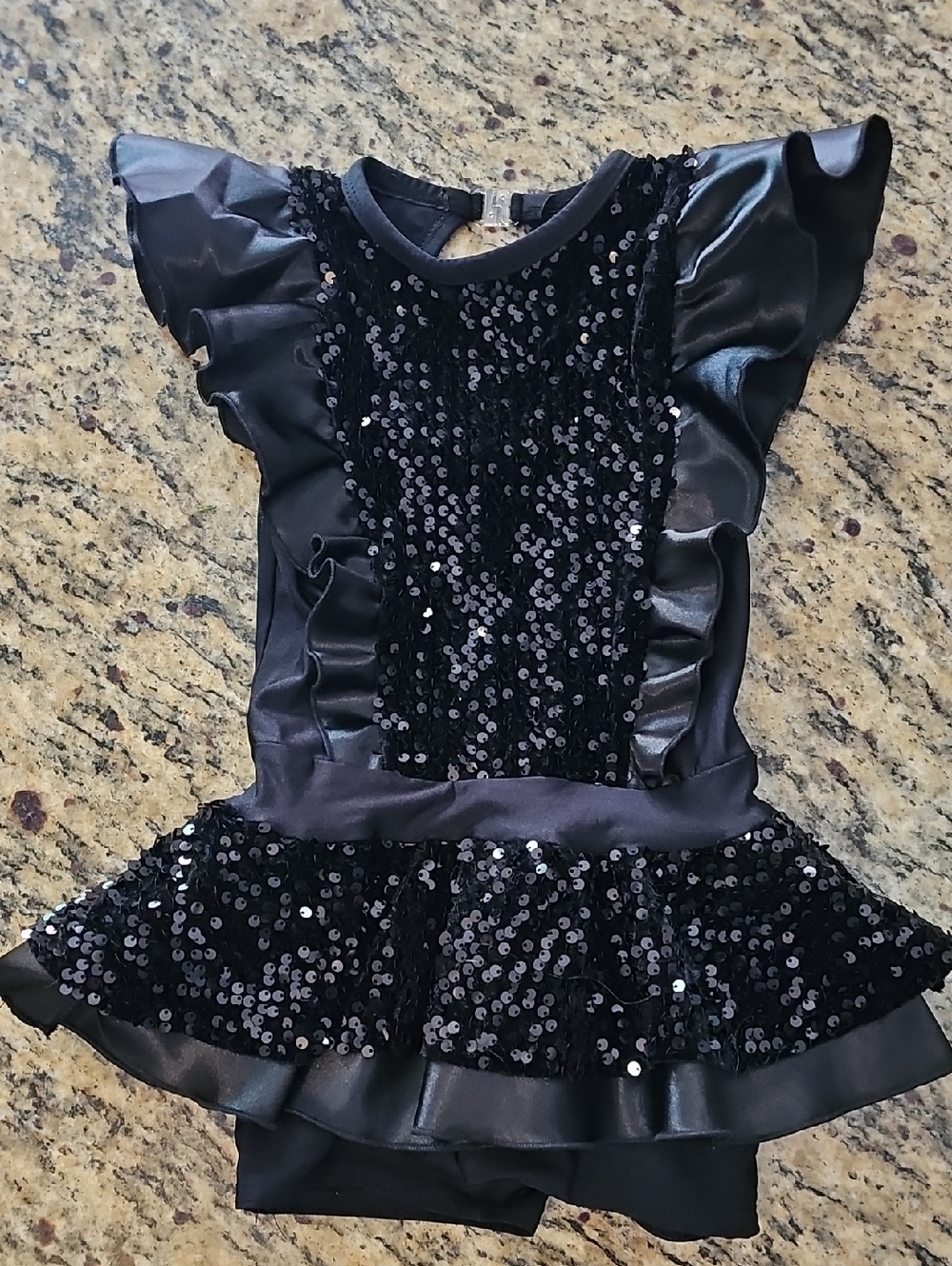 Black Sequin Tap/Jazz Costume